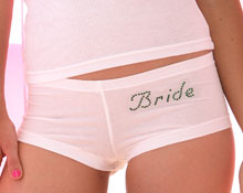 Bridal Lingerie - Personalized Lingerie with Premium Crystals